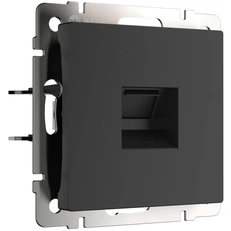 Изображение Телефонная розетка RJ-11 (черный матовый) W1182008