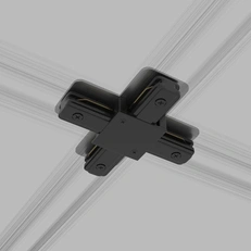 Изображение Коннектор X-образный для шинопровода Basic System черный TRC-1-1-X-BK