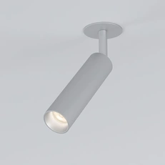 Изображение Встраиваемый светодиодный светильник Diffe серебряный 25040/LED