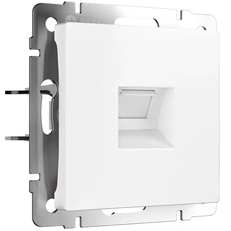 Изображение Розетка Ethernet RJ-45 cat. 6A экранированная (белый матовый) W5120001