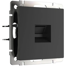 Изображение Розетка Ethernet RJ-45 cat. 6A экранированная (черный матовый) W5120108