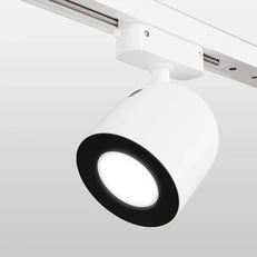 Изображение Трековый однофазный светильник GU10 Basic System Ogma белый MRL 1005