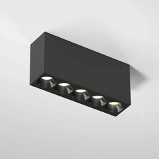 Изображение Светильник потолочный светодиодный Block 10W 3000K черный 25108/LED